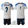 Officiële Voetbalshirt + Korte Broek Engeland Jack Grealish 7 Thuis WK 2022 - Kids